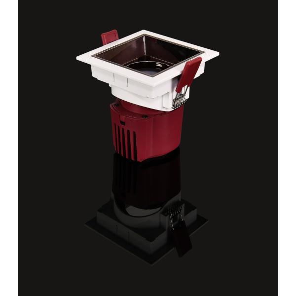 Square LED Bathroom Anti Glare Spotlights Used In Hotels Supermarkets Villas