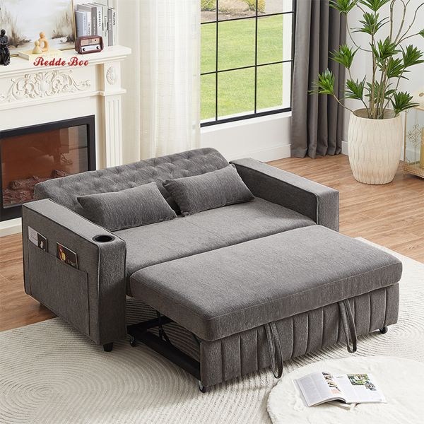 Redde Boo Twin Platform Bed Furniture Frame With Bookcase Storage