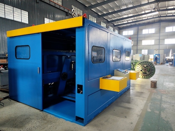 NPS Semi Automatic High Speed Wire Take Up Machine with 600-1000 m/min Speed