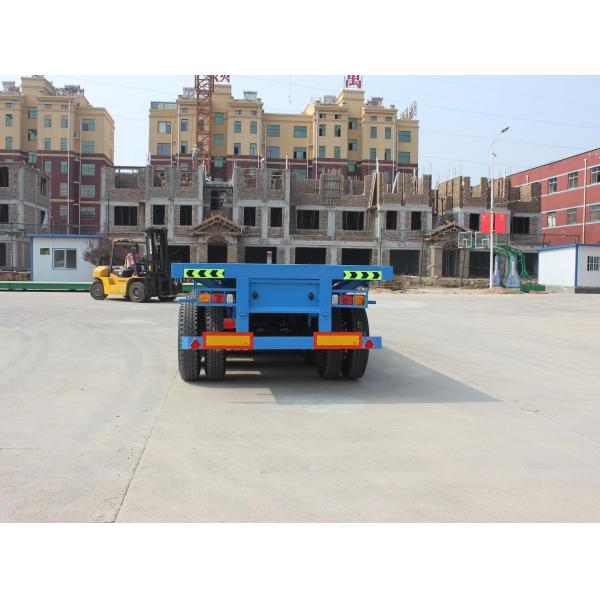 Container à lit élevé, châssis à 4 essieux, remorque de 20 40 48 53 pieds pour le transport de conteneurs