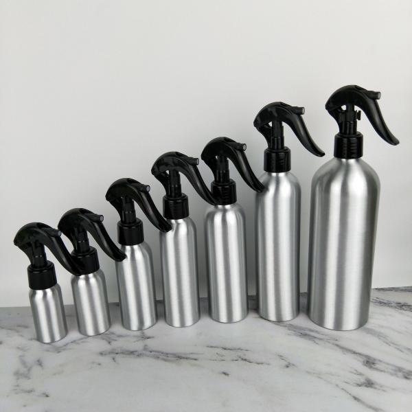Customized Label Empty 100ml 200ml 300ml 500ml 1000ml Aluminum Bottles Spray Fine Mist Lid for Lotion Shampoo Essential Oil