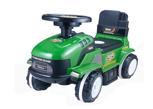 21 Inch Unisex Kids Ride On Truck Push And Slide With 8 Sounds And Light