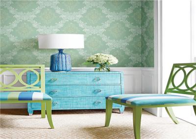 America Style Removing Washable Vinyl Wallpaper Waterproof 0.53*10m / Roll Size