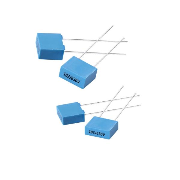 102J630V MKT Polyester Film Capacitor Blue BOX TYPE 1nF 630Vdc P5mm