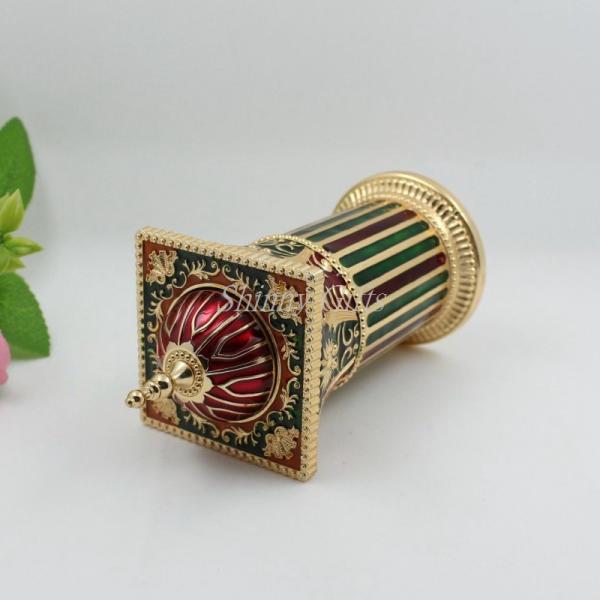 Shinny Gifts Chinese Handmade Vintage Style Lovely Egg Shape Automatic Toothpick Holder