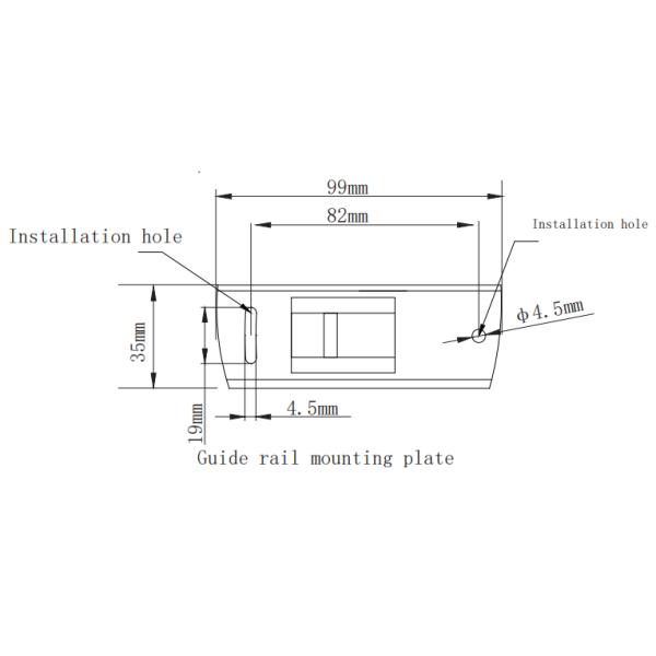 ABS Plastic Differential Air Pressure Transmitter 100kpa 36VDC