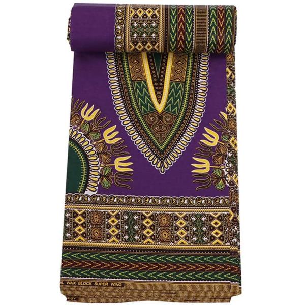 Ткань из африканского хлопка-воска, плетённая в плетеную форму, печатная ткань среднего веса с восковым узором