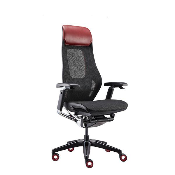 Roc Chair Red Luxury Height Adjustable Racing Chair Ergonomic Swivel Gaming Chairs