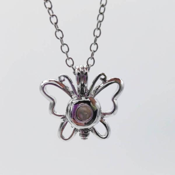 Fashion DIY Hollow Pearl Cage Pendant Jewelry Making Essential Oil Diffuser