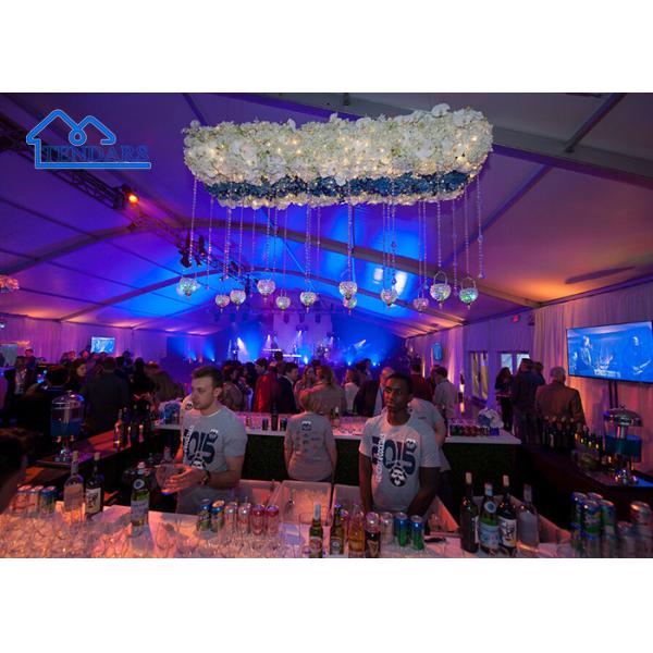 Большие свадебные алюминиевые аркумные палатки Белые водонепроницаемые со стеклянной стеной Маркиз Тяжелый долг для продажи