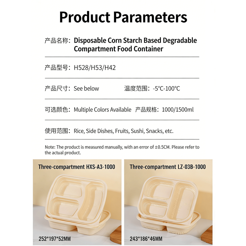 Rectangular Plastic Food Containers with Lids for Storage and Transport
