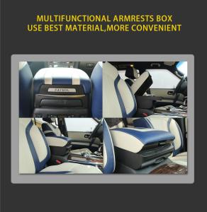Rubber Protective Universal Car Interior Armrest Black Beige For Y62