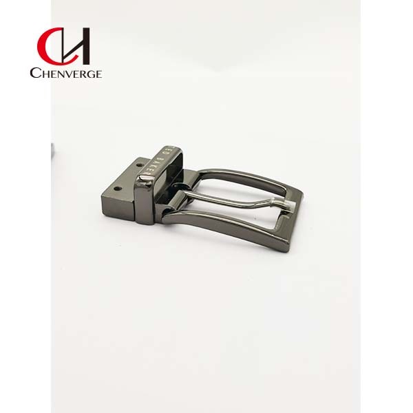 Zinc Alloy Clamp Style Belt Buckles , Lightweight Silver Belt Buckles For Men