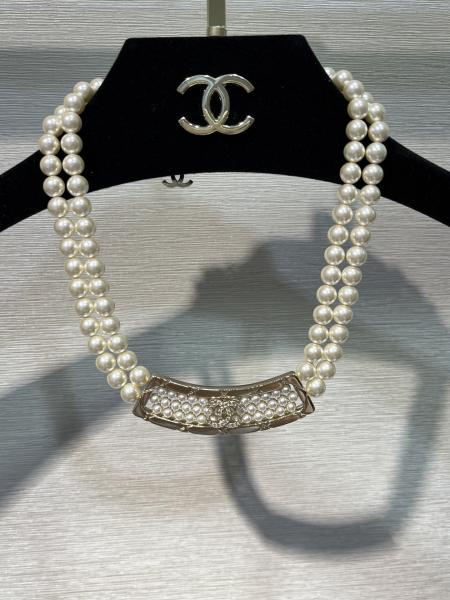 Light Gold Fine Jewelry Necklaces Sophisticated 40cm Length With Pearls