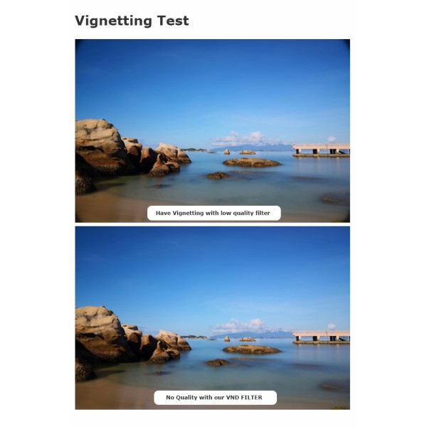 Customizable Sizes VND Lens Filter 37mm 58mm 67mm 77mm 82mm DSLR ND Filter With Anti Reflection Nano Coating