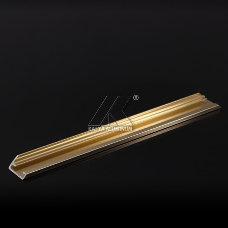 Cabinets en aluminium de cadre de finition d'or aucune acidité écologique de