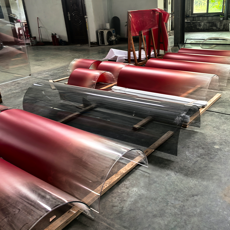 Gradient Bent Glass: A New Choice for Architectural Decoration with Curved Aesthetics and Color Layers