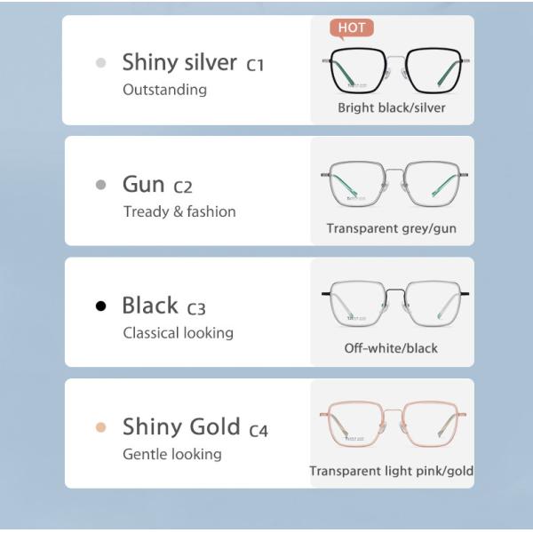 Стекла коробки стекел титана ацетата оптически объектива ориентированные на заказчика обрамляют всеобщее