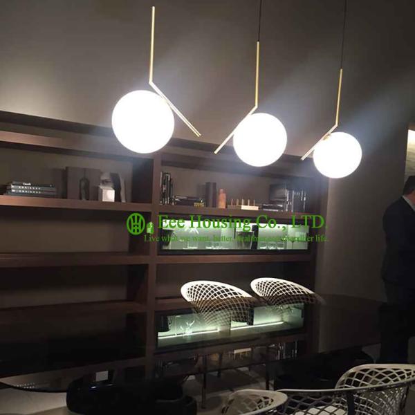 Europe Style Lamp Glass Iron Material Lighting Pendant Light