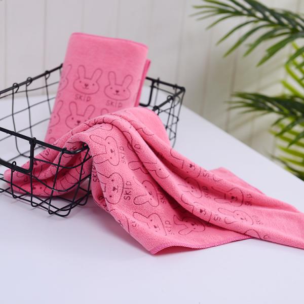 Быстросухое 35*75 см прямоугольное микроволокно печатное полотенце для мытья лица Полиэстерное волокно