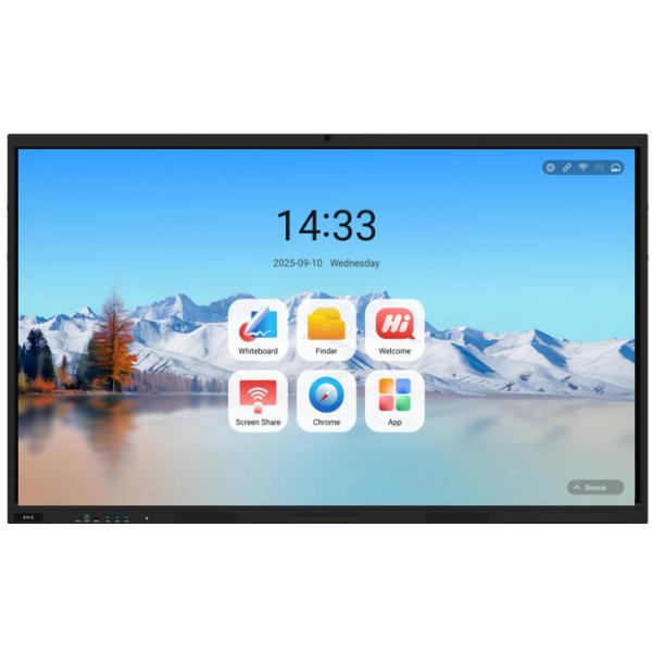 Factory Wholesale IBoard Interactive Whiteboard Android 14 8+128G Interactive Flat Panel Display All In One Windows Optional Wireless Screen Projection Interactive Whiteboard For School Education