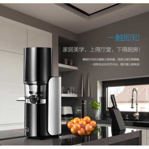 Stainless Steel Screw Extracteur de jus 360 degree strainer assembly wide mouth slow juicer GK-SS01