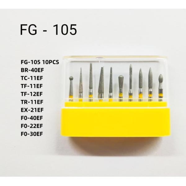 FG высокоскоростное полирование вращающийся бур хирургический устойчивость сталь зубной бриллиантовый бур