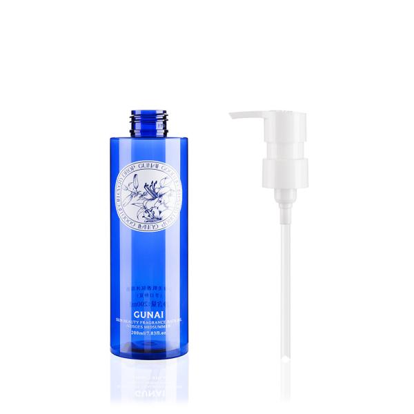 Garrafas plásticas plásticas PET recicláveis ​​redondas 200 ml para óleo corporal óleo corporal