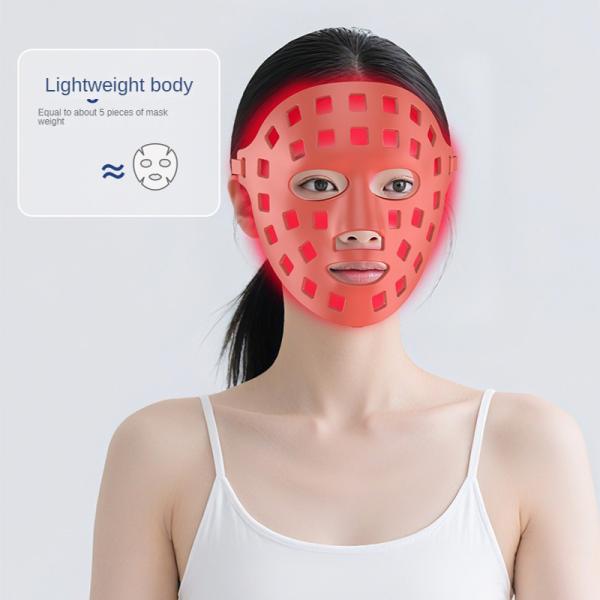 Máscara de terapia de luz LED profesional de 7 colores, masajeador facial lifting, acné, múltiples longitudes de onda, para el cuidado de la piel en casa, equipo de salón de belleza