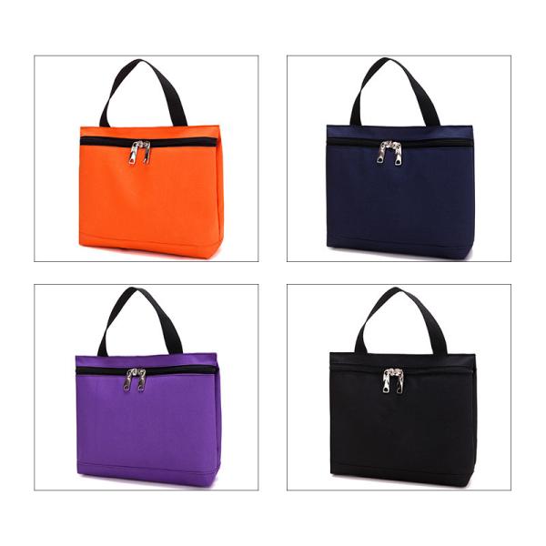 PORTABLE DOCUMENT BAG OXFORD CLOTH TICKET BAG NOTE BAG WATERPROOF BANK NOTE BAG NOTE STORAGE BAG