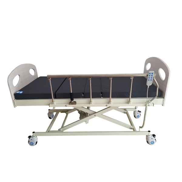 White Three-function Electric Nursing Bed for Professional Patient Disability Hospital Care
