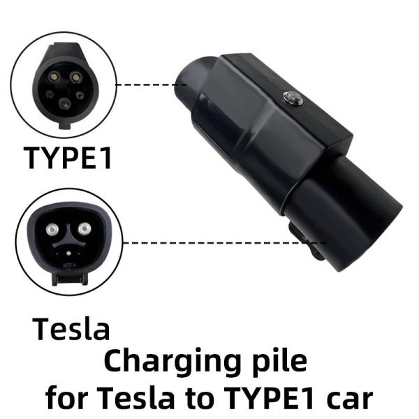 E-Mingze 's 7KW Portable Electric Vehicle Charging Pile Adapter for Energy Tesla-Type1 Car Charging Station