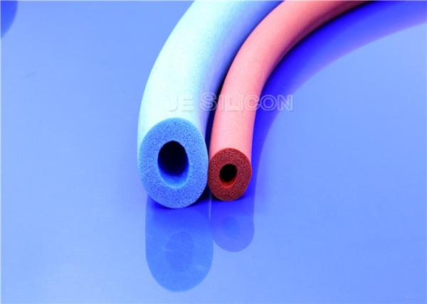 Durable Flexible Silicone Sponge Tube Extrusion Pipe Hoses Shore 10A-40A Hardness