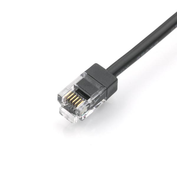 USB to RS232 Serial Adapter Cable with RJ12 6P6C Connector, TTL Interface