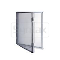 Janela IP67 articulada horizontal impermeável plástica da sintaxe AW3340 para interruptores 330*400*30mm