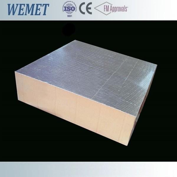 20MM HVAC air duct fire retardant phenolic foam insulation board with aluminum foil
