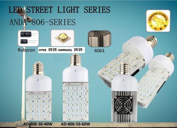 high lumen E40E27 60W led street light led wall park light  led retrofit kit with samsuny 3535 cri>80 3 years warranty