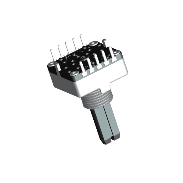 15 Позиции Электронный вращающийся переключатель водонепроницаемая диэлектрическая прочность 1000VAC