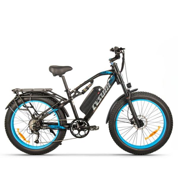 1000w Cargo Fast Fat Tire Electric Bike Motor Brushless 50kmh Velo Cysum M900 Review