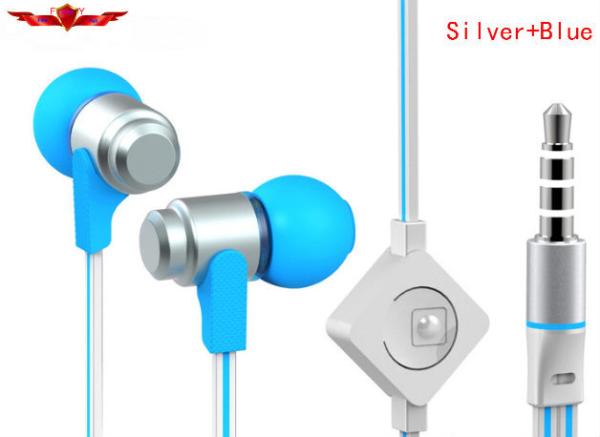 Wholesale 3.5MM Wired 1.0M High Definition In Ear Earphone With MIC For Iphone Samsung MP3