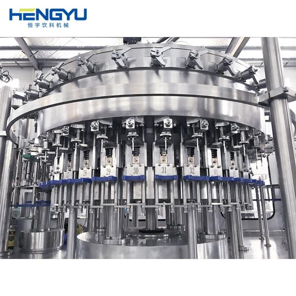 Factory Made Industrial Beverage Carbonated Soft  Automatic Bottling CSD Glass Bottle Soda Filling Machine
