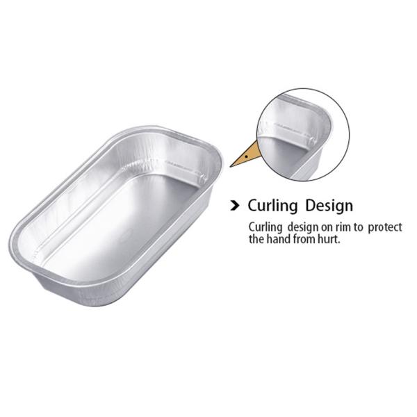 лоток сотейника авиакомпании самолета пищевых контейнеров алюминиевой фольги 320ml алюминиевый с крышкой