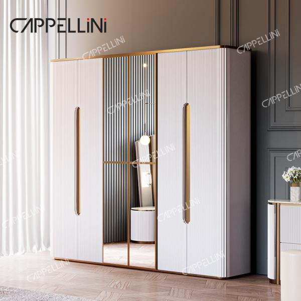 Modern Villa White Wooden King Size Bed Bedroom Sets Home Double Queen Luxury Wood Full Bedroom Furniture Set