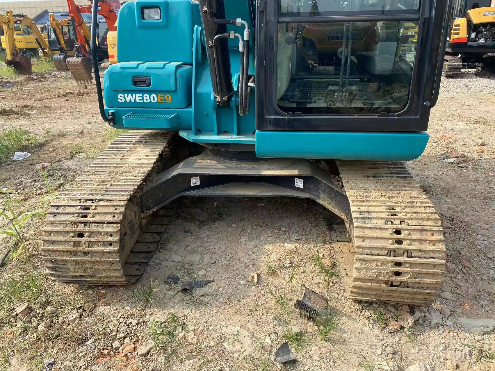 Прочный экскаватор SWE80E9 Гидравлический экскаватор с двигателем YANMAR 4TNV98-ZCSSUC