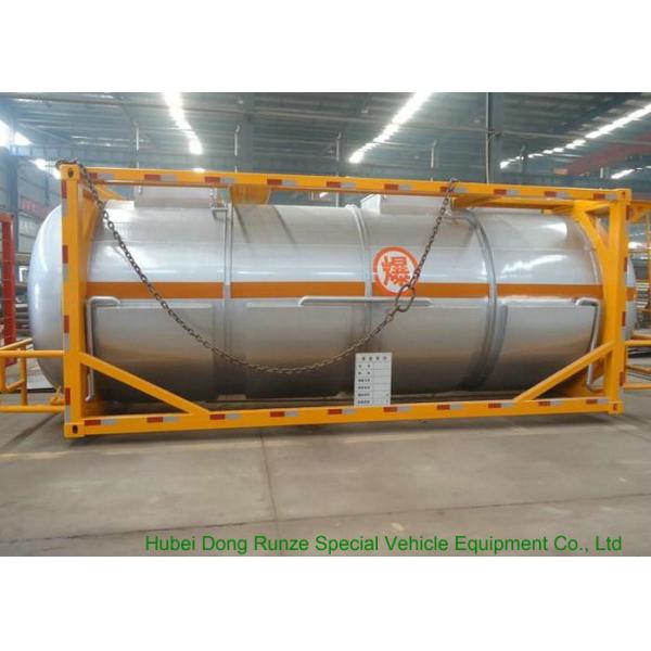 20FT Steam Heating Insulated Tank Container Stanless Steel For Yellow Phosphorus P4