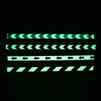 Haute visibilité Lumière fluorescente lumineuse dans l'obscurité Avertissement de sécurité 4-6h Temps de lumière fournisseur de rouleaux de vinyle dans l'obscurité