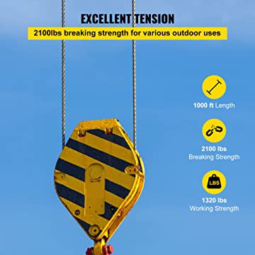 Longueur 1000 ft 1/8