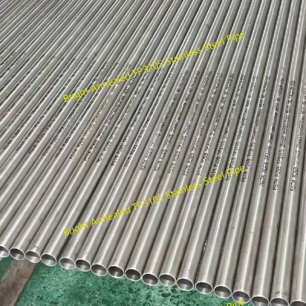 Bright Annealed TP310S Stainless Steel Seamless Pipe ±0.05mm Diameter Tolerance