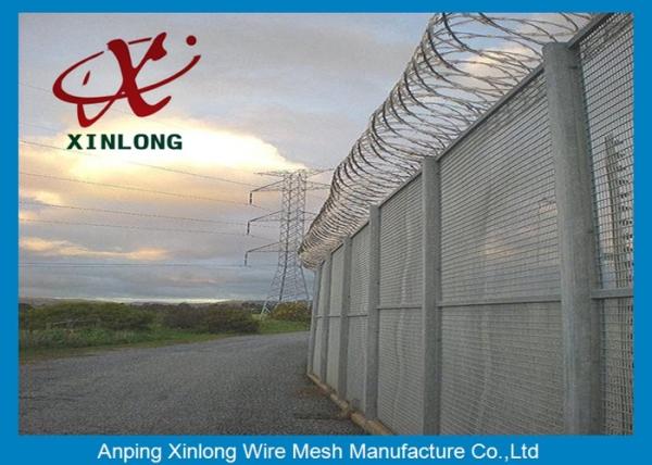 Anti Climbing Welded Wire Security Fencing Powder Coated Fence with High Quality
