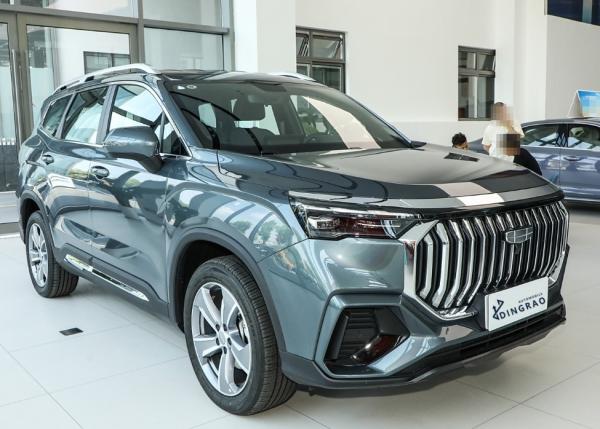 Geely Car 5 portas 7 lugares SUV 2.0T gasolina gasolina óleo combustível carro novo